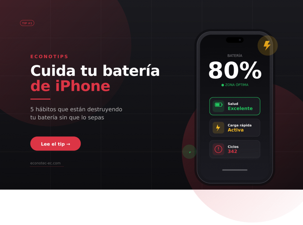 ¿Tu iPhone se apaga solo? 5 hábitos que están destruyendo tu batería sin que lo sepas