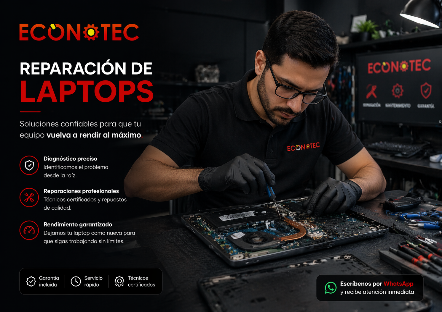 Reparación de Laptops