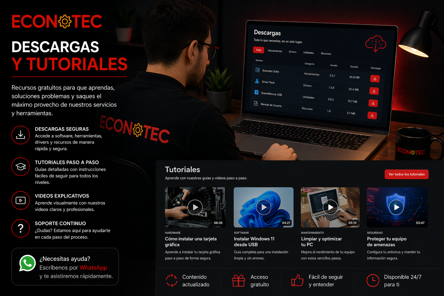 Descargas y Tutoriales