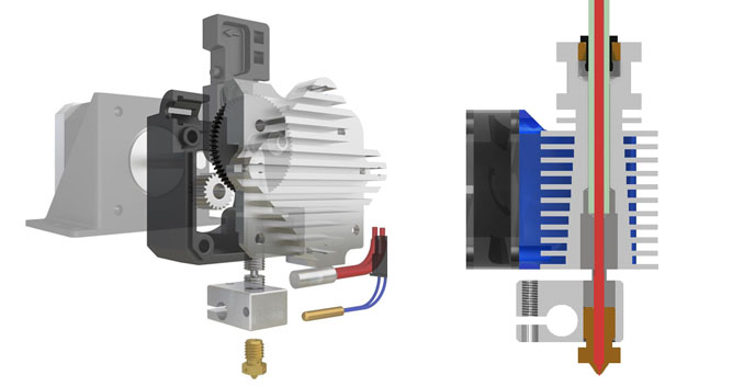 Reparación de Extrusor y Hotend